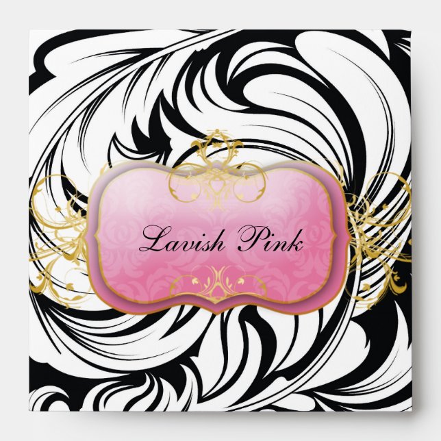 311-Lavish Pink Envelope | Square (Front)