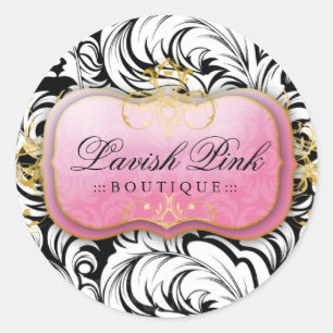 311 Lavish Pink Plate Stickers