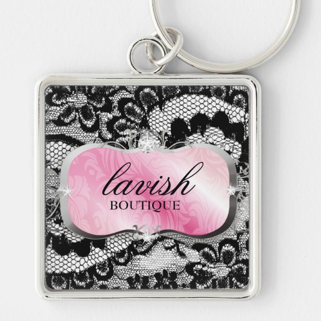 311 Lavish Pink Platter & Lace Key Ring (Front)
