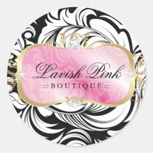 311 Lavish Pink Platter Stickers