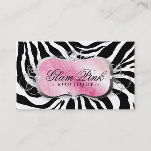 311 Lavish Pink Platter Zebra Loyalty Cards
