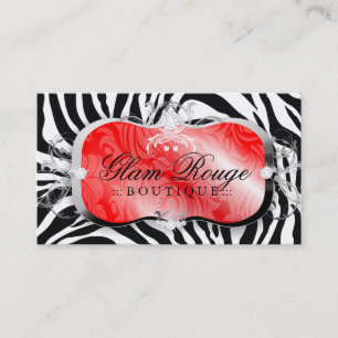 311 Lavish Rouge Platter Silver Business Card