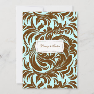 311-Lavishly Lainey Mint Chocolate Invitation