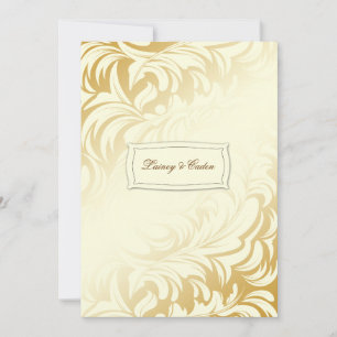311-Lavishly Lainey Toasted Almond Invitation