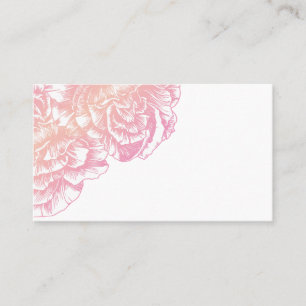 311 Le Plush Fleur Creamy Pink Place Card