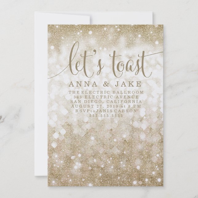 311 Let's Toast Party Invitation (Front)