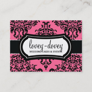 311 Lovey Dovey Damask Appointment Card Peony