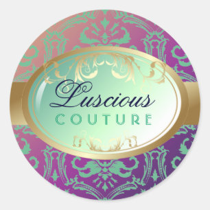 311-Luscious Glow - Aloha Fade Classic Round Sticker