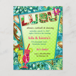 311-Lushious Luau Invitation