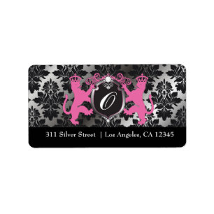 311 Luxe Lion Heraldry Pink Label