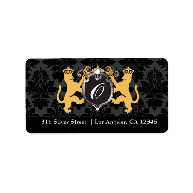 311 Luxe Lion Heraldry Yellow Label (Front)