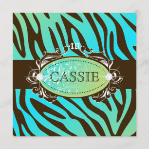 311-Luxuriously Oceanic Zebra 40 and Fabulous Invitation