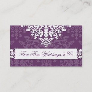 311-Miss Frou Frou Eggplant Business Card