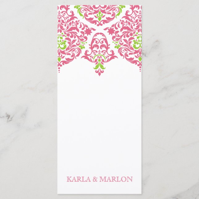 311 Mon Cherie Damask Honeysuckle Lime Program (Front)