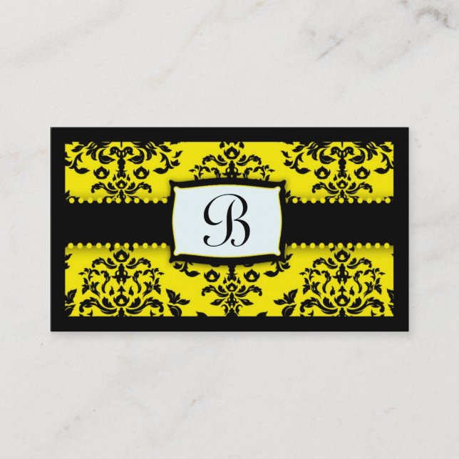 311 Monogram Icing on the Cake Bee Business Card (Front)