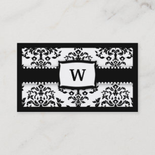 311-Monogram Icing on the Cake - Sugar Frosting Business Card