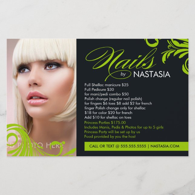 311 Nails By Flyer Lime Green (Front)