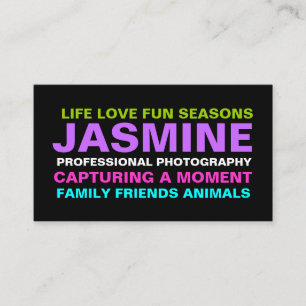 311 Photography Business Card