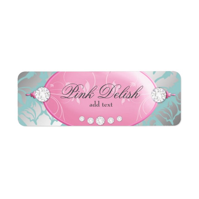 311 Pink Delish Address Label Return Address Label (Front)