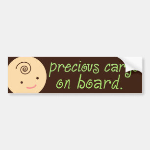 311-PRECIOUS CARGO - GREEN BUMPER STICKER