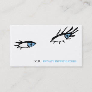 311 Private Investigator Eyes Business Card