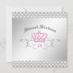 311-Queen for a Day   Sweet Sixteen Invitation