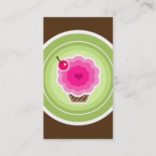 311 RAINBOW CUPCAKE BUSINESS CARD