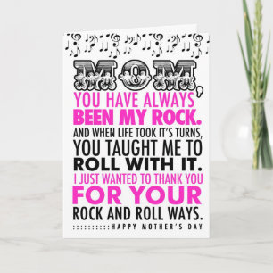 311 Rock and Roll Mother's Day Card