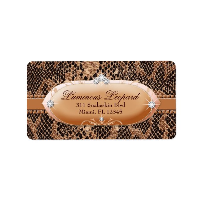 311-Sassy Snakeskin Label (Front)