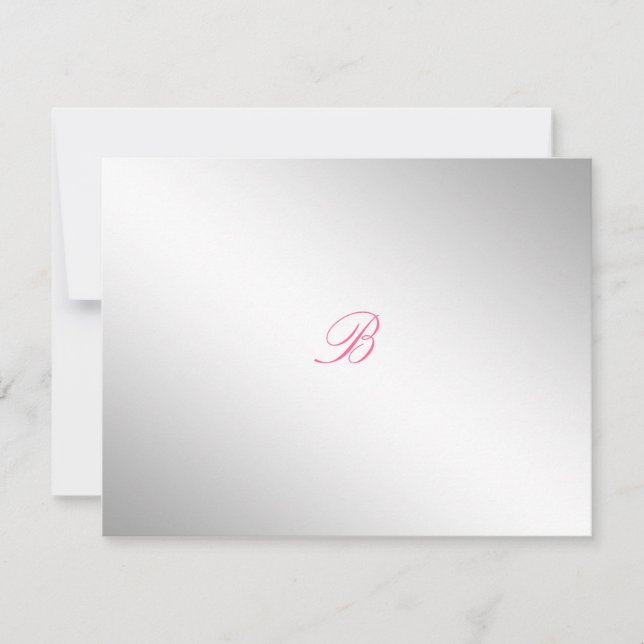 311-Silver Divine |  Dreamsicle RSVP card (Front)