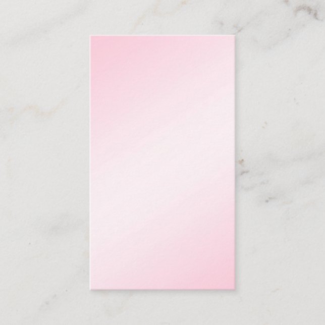 311-Silver Divine Sweet Pink Place Setting Card (Front)