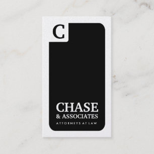 311-Sleek Corporate Monogram   Law Gold Card