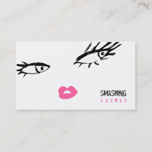 311-Smashing Lashes Business Card