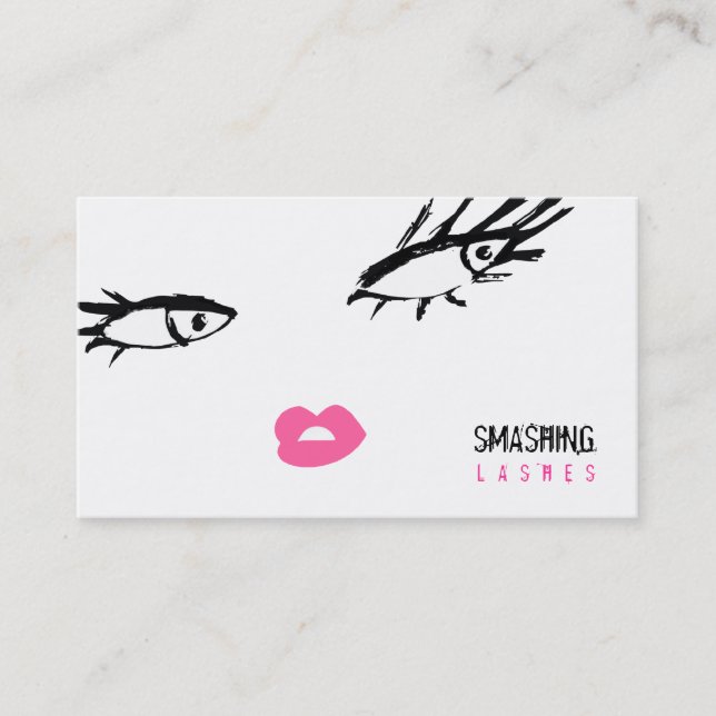 311 Smashing Lashes Business Card (Front)