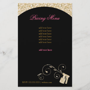 311 Spray Flyer Gold Faux Sparkle