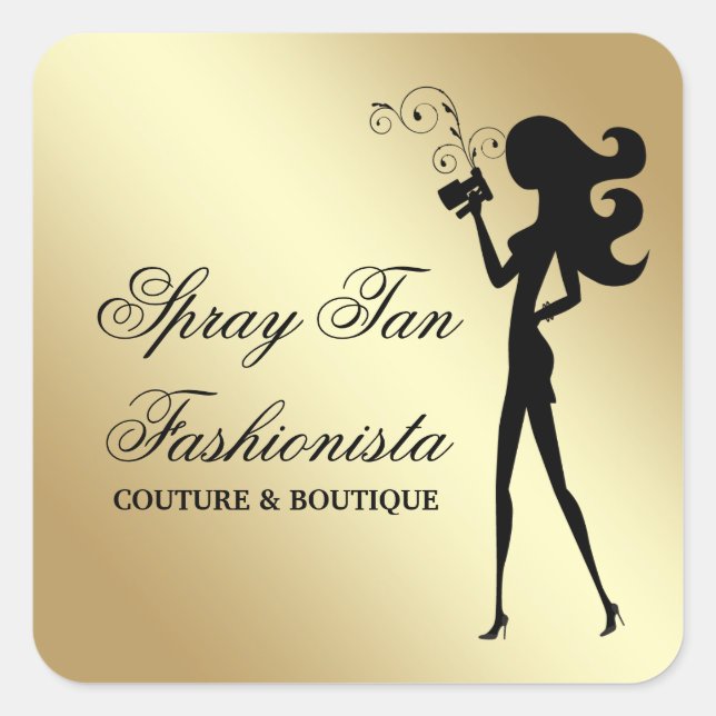 311 Spray Tan Fashionista Square Sticker (Front)