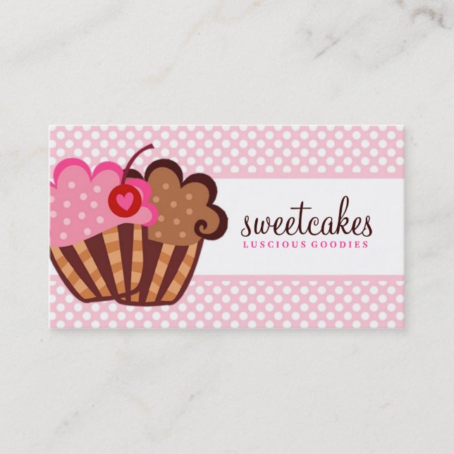 311 Sweet Cakes Cupcake Business Card (Front)