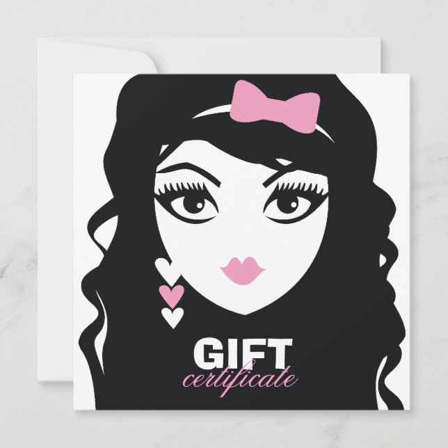 311 Sweet Heart Luscious Pink Gift Certificate (Front)