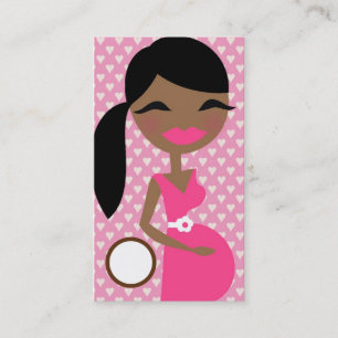 311 SWEET LETITIA HOTT PINK AFRICAN AMERICAN BUSINESS CARD
