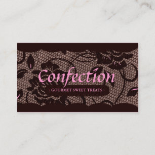 311-SWEET VELVET ROSE PINK BUSINESS CARD