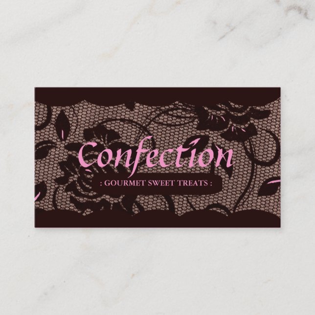 311-SWEET VELVET ROSE PINK BUSINESS CARD (Front)