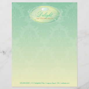 311-Teal Delight Letterhead Design