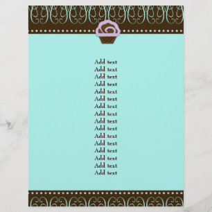 311 Turquoise & Purple Swirly Sweet Flyer