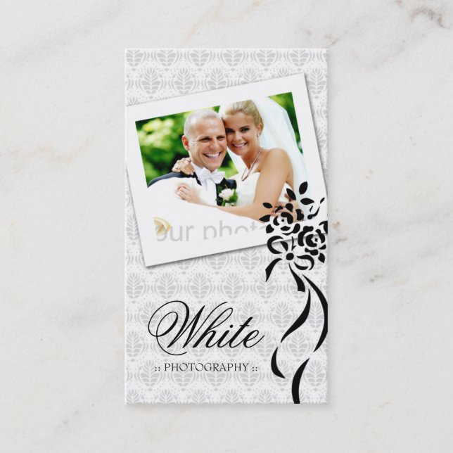 311-WEDDING PHOTOGRAPHER BUSINESS CARD (Front)
