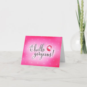 311 Well Hello Gorgeous Will You Be Bridesmaid Invitation