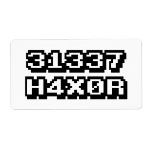 31337 H4X0R