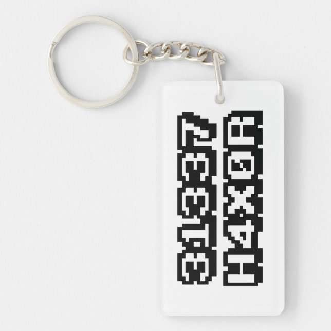 31337 H4X0R KEY RING (Front)