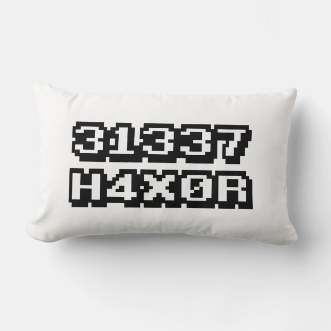 31337 H4X0R LUMBAR CUSHION (Front)