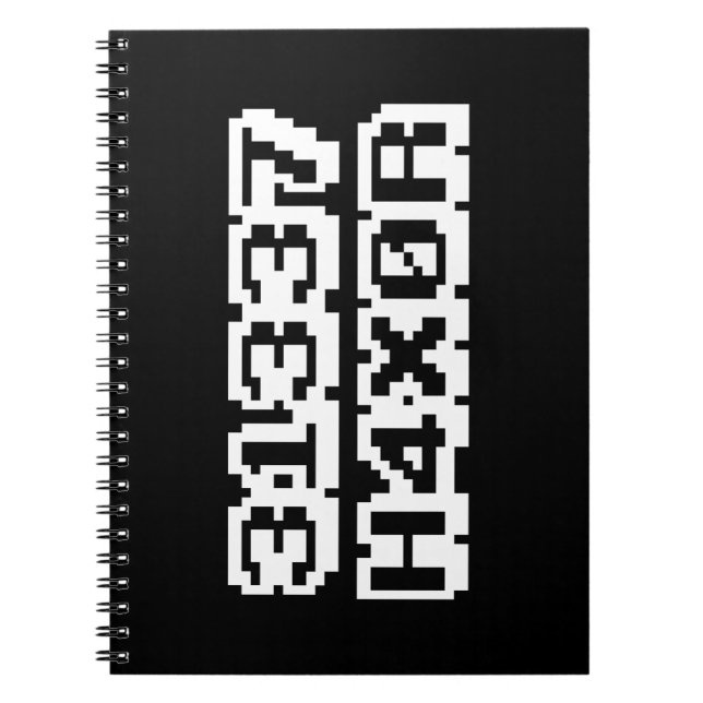 31337 H4X0R NOTEBOOK (Front)