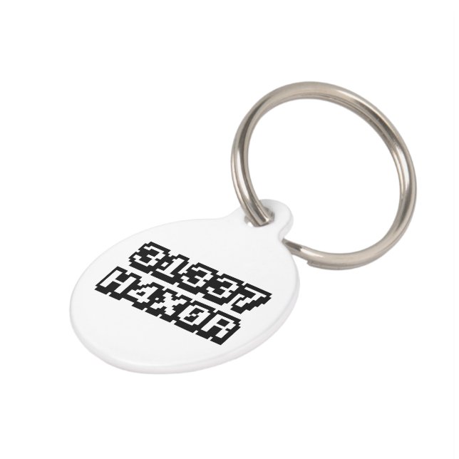 31337 H4X0R PET TAG (Side)